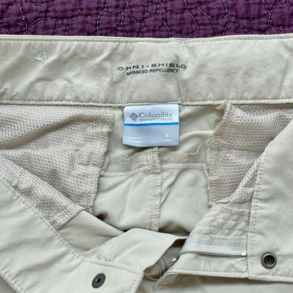 Columbia Women's Convertible Trail Stretch Pants, Size 8 Long (#920) - Picture 11 of 15